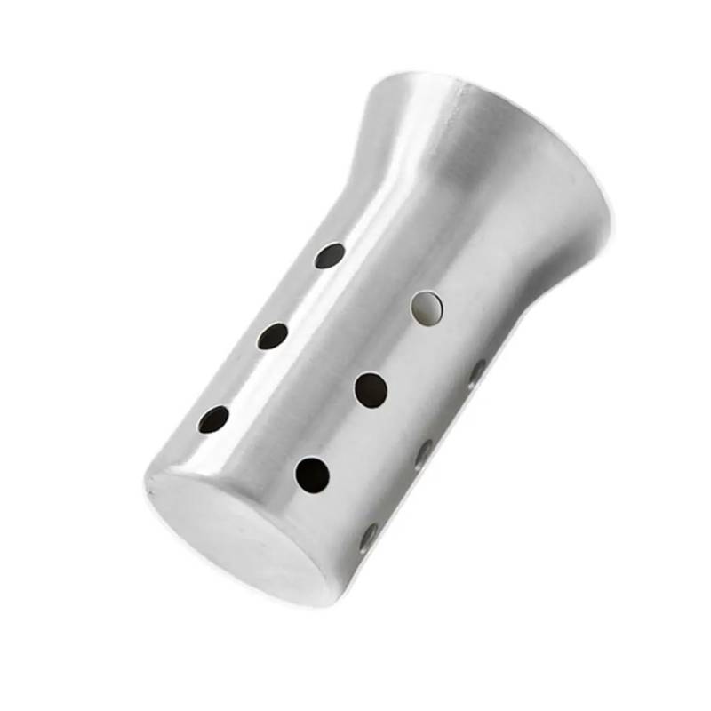 BIKKJBK Motorrad Schalldämpfer Universal Motorrad 51mm Auspuff Schalldämpfer Schalldämpfer Reduzierer Auspuff Schalldämpfer Kollektor von BIKKJBK