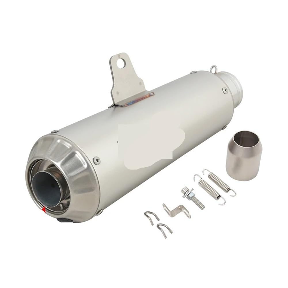 BIKKJBK Motorrad Schalldämpfer Universal Motorrad 51mm Auspuffrohr Schalldämpfer Für MT09 CB650R Z1000 450SR R7 Xmax Schalldämpfer BIKKJBK Motorrad Schalldämpfer Universal Motorrad 51mm Auspuffrohr Schalldämpfer Für MT09 CB650R Z1000 450SR R7 Xmax Schalldämpfer von BIKKJBK