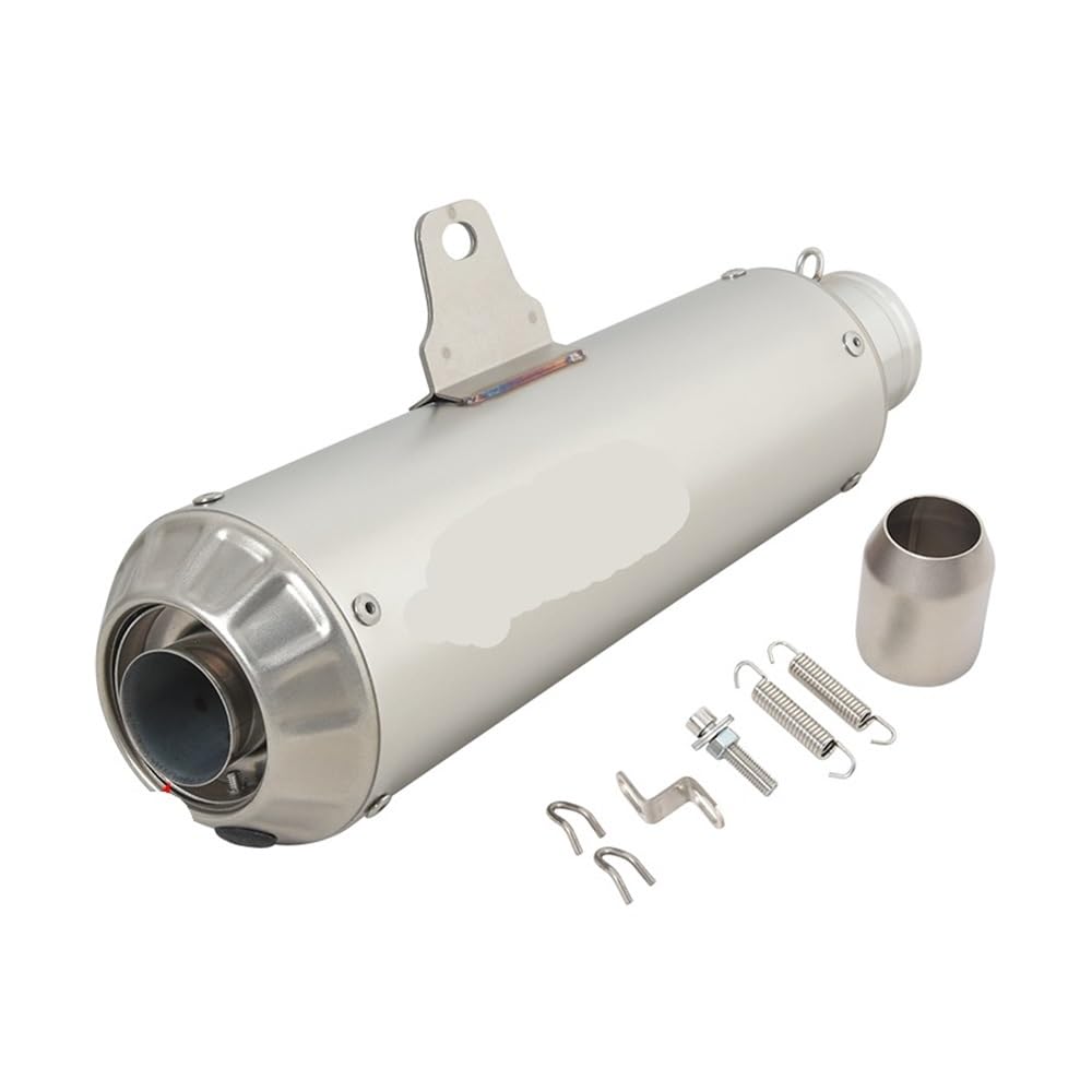 BIKKJBK Motorrad Schalldämpfer Universal Motorrad 51mm Auspuffrohr Schalldämpfer Für MT09 CB650R Z1000 450SR R7 Xmax Schalldämpfer BIKKJBK Motorrad Schalldämpfer Universal Motorrad 51mm Auspuffrohr Schalldämpfer Für MT09 CB650R Z1000 450SR R7 Xmax Schalldämpfer von BIKKJBK