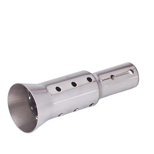 BIKKJBK Motorrad Schalldämpfer Universal Motorrad Auspuffrohr Schalldämpfer Konverter Schalldämpfer Lärm 51MM BIKKJBK Motorrad Schalldämpfer Universal Motorrad Auspuffrohr Schalldämpfer Konverter Schalldämpfer Lärm 51MM von BIKKJBK