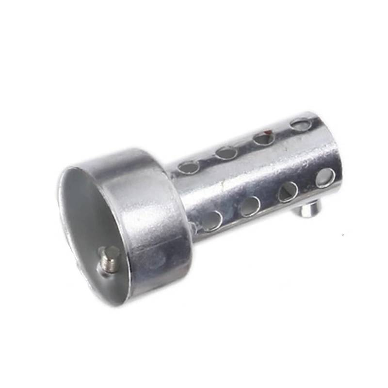 BIKKJBK Motorrad Schalldämpfer Verstellbarer Motorrad-Auspuffschalldämpfer, 80 Mm Länge, Geräuschunterdrückung, 42/45/48 Mm von BIKKJBK