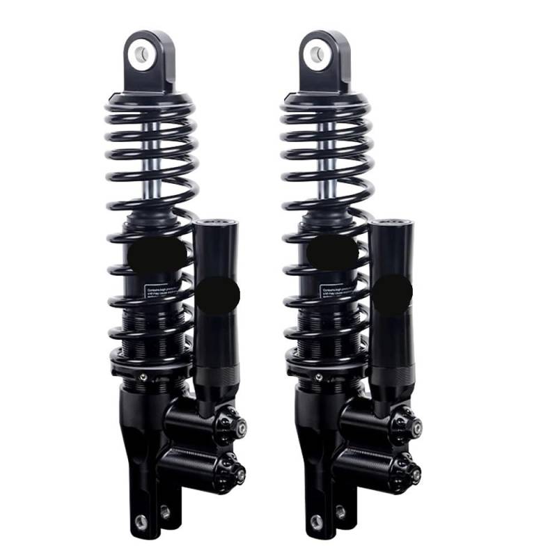 BIKKJBK Motorrad Stoßdämp 290 bis 360 mm Motorrad-Hinterrad-Stoßdämpfer Vorspannungsdämpfung Gas-Einstellung für Cygnus-X Nmax Xmax Aerox155 NIU Ninebot von BIKKJBK