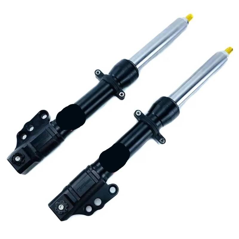 BIKKJBK Motorrad Stoßdämp 30/33core 360/400mm Front Shock Absorber Motorrad Vorderradaufhängung Für Aerox Namx BWS RSZ Kraft NIU N1S UQI E-Roller von BIKKJBK