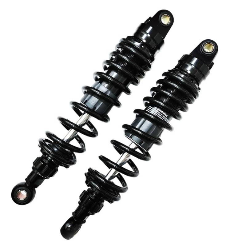 BIKKJBK Motorrad Stoßdämp 330mm 350mm 360mm 8mm Frühling Motorrad Stoßdämpfer Einstellen Suspension für für für 150cc 200cc 250cc von BIKKJBK