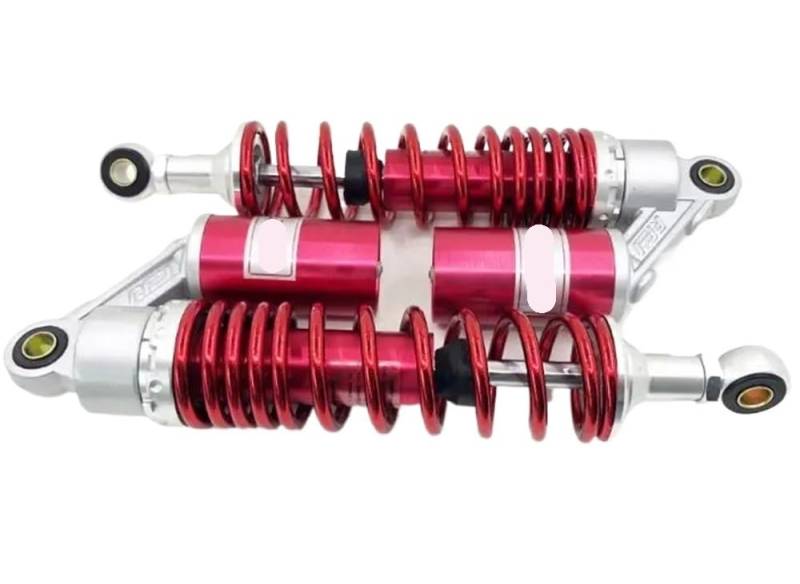 BIKKJBK Motorrad Stoßdämp Universal 125 "320mm Motorrad Luft Stoßdämpfer Hinterradaufhängung Für Motor Roller ATV U-förmigen 335MM von BIKKJBK