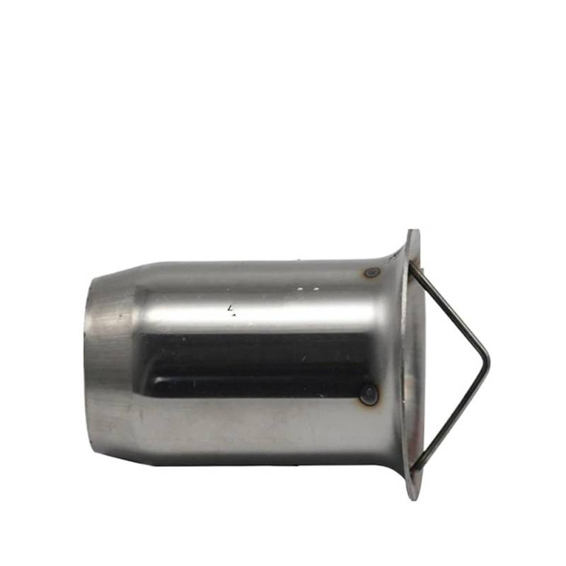 Motorrad Schalldämpfer 50,8mm 60mm Motorrad Universal Front Abnehmbare Schalldämpfer Für Motorrad Auspuff von BIKKJBK
