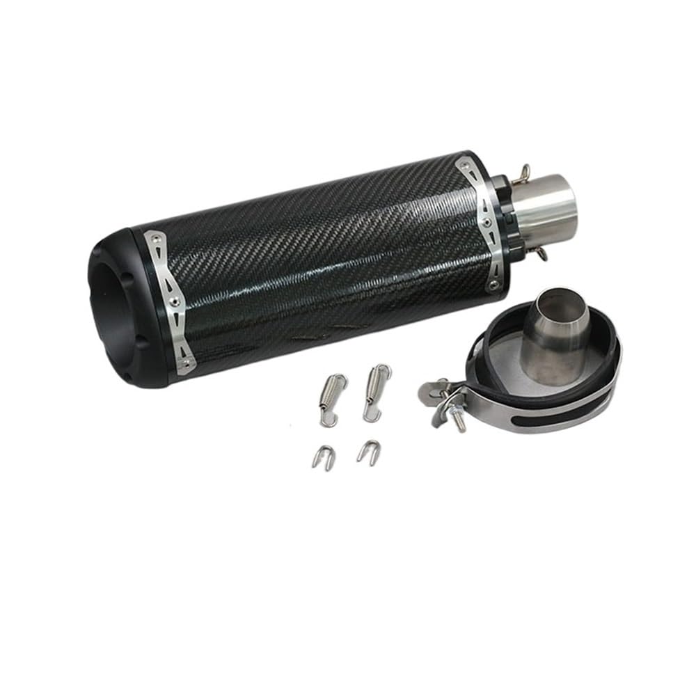 Motorrad Schalldämpfer 51mm Einlass Motorrad Auspuffrohr Carbon Faser Schalldämpfer Stahl Moto Für Z1000 R1 GSR750 MT09 R6 Motorrad Schalldämpfer 51mm Einlass Motorrad Auspuffrohr Carbon Faser Schalldämpfer Stahl Moto Für Z1000 R1 GSR750 MT09 R6 von BIKKJBK
