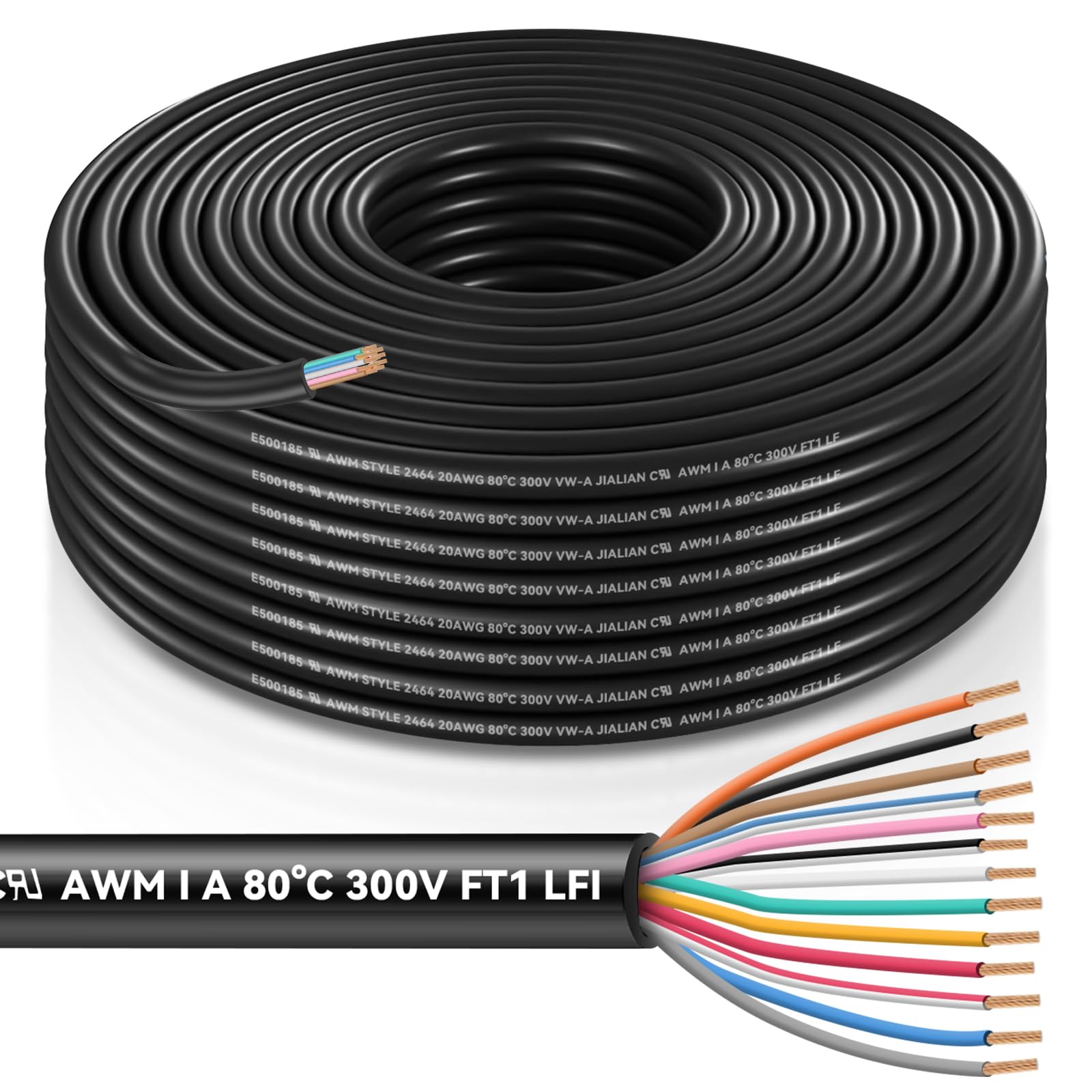 BILIPLE 13 Adriges Kabel für Anhänger, Fahrzeugkabel 13 adrig 5M Kabel Anhänger 13polig Camping Fahrzeugleitung Kabelquerschnitt 13x0.5mm² 13 poliger Anhängerkabel für Anhänger KFZ LKW RV BILIPLE 13 Adriges Kabel für Anhänger, Fahrzeugkabel 13 adrig 5M Kabel Anhänger 13polig Camping Fahrzeugleitung Kabelquerschnitt 13x0.5mm² 13 poliger Anhängerkabel für Anhänger KFZ LKW RV von BILIPLE
