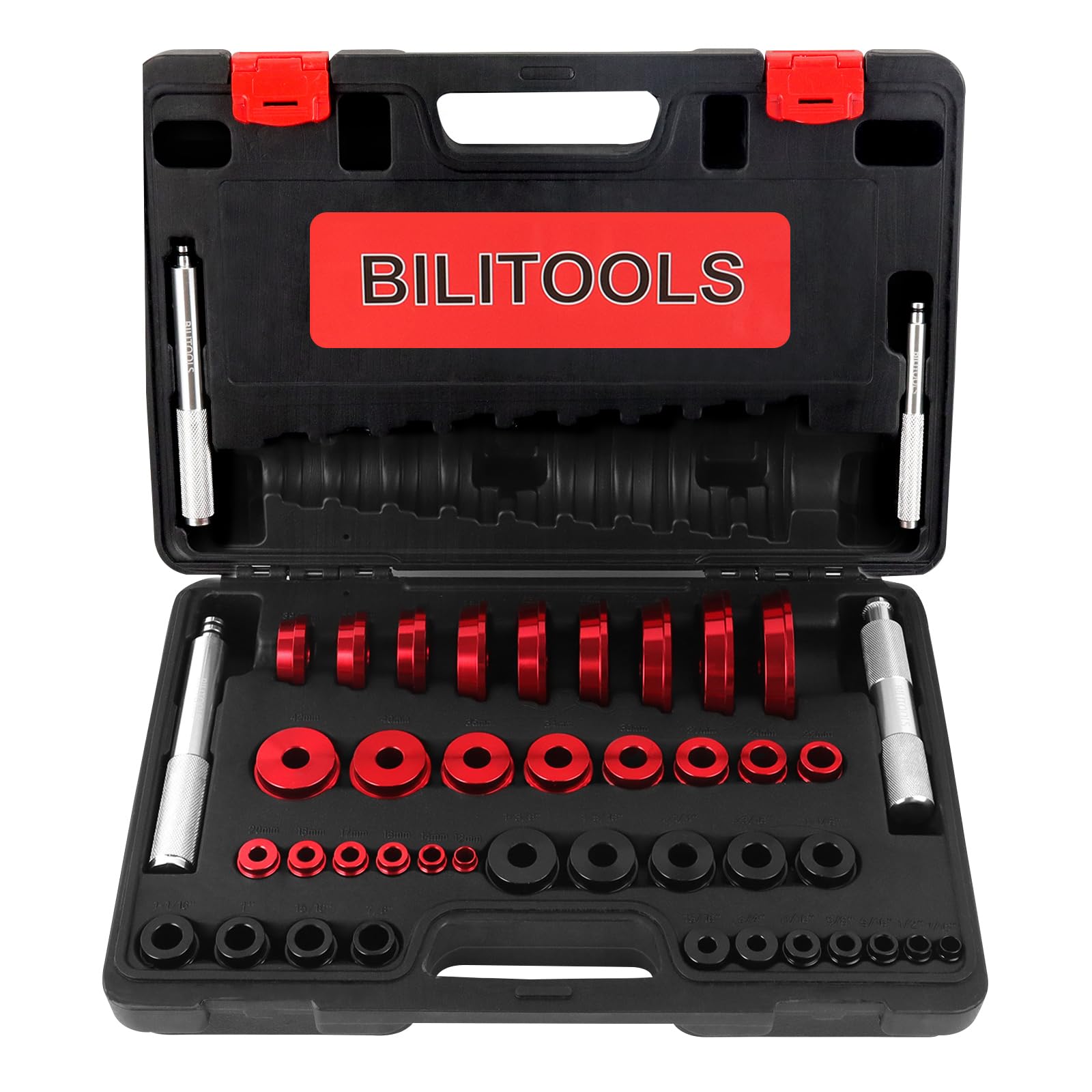 BILITOOLS Lagerpressen-Set, 43-teiliges Lagerring- und Dichtungstreiber-Set, Dichtungs-Treiber-Installateur Set für Lagerinstallation BILITOOLS Lagerpressen-Set, 43-teiliges Lagerring- und Dichtungstreiber-Set, Dichtungs-Treiber-Installateur Set für Lagerinstallation von BILITOOLS