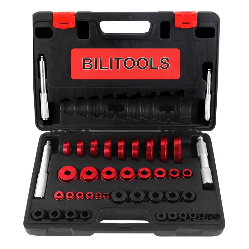 BILITOOLS Lagerpressen-Set, 43-teiliges Lagerring- und Dichtungstreiber-Set, Dichtungs-Treiber-Installateur Set für Lagerinstallation von BILITOOLS