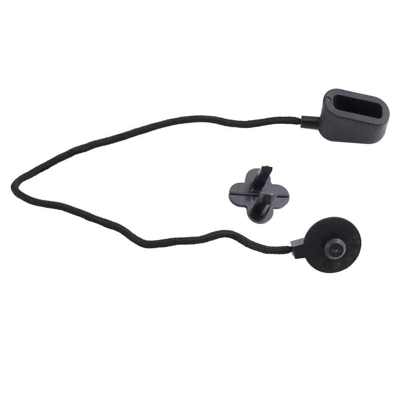 BILKAR Cord Hutablage Haltebände Kompatibel Mit Ford Für Fiesta 2017 2018 2019 2020 2021 2022 2023 1x Schwarze Paket-Gepäckregal-Abdeckungsschnur Autozubehör 2423830 von BILKAR