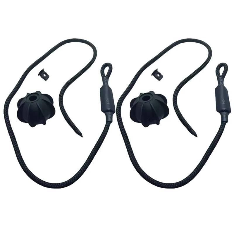 BILKAR Cord Hutablage Haltebände Kompatibel Mit Golf MK6 Für GTI R20 2er-Pack Auto-Heckregal-Heckklappen-Lanyard-Kofferraumseil Nylon-Heckpaket-Gepäckregal-Abdeckungsschnur von BILKAR