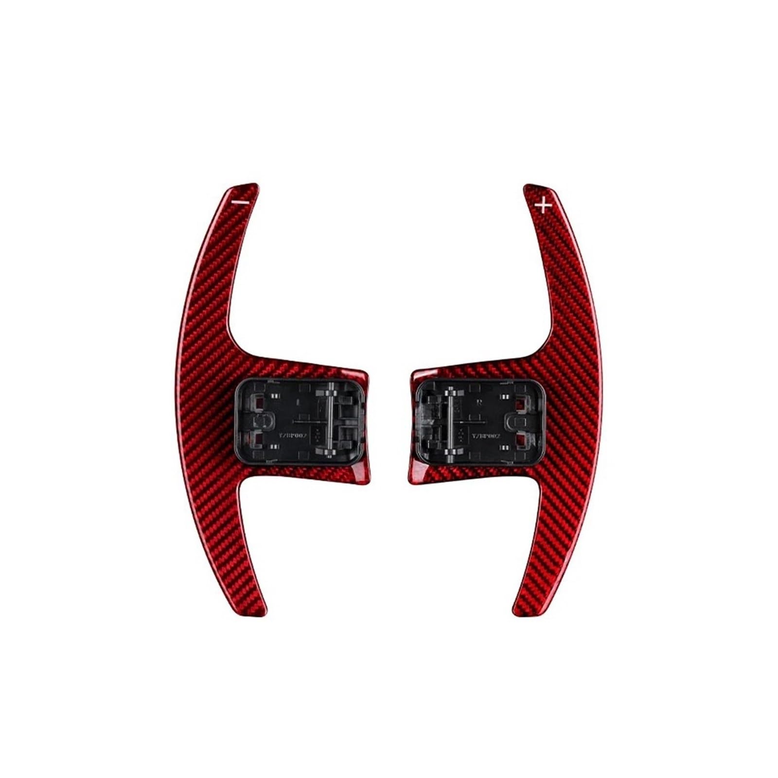 BILKAR Schaltpaddel Für Auto Kompatibel Mit 3er 5er 6er 7er G20 G30 G32 G11 G01 G02 G05 G06 Für M5 F90 X3M X4M Auto-Schaltwippenabdeckung Schaltwippen-Lenkrad(Red) von BILKAR