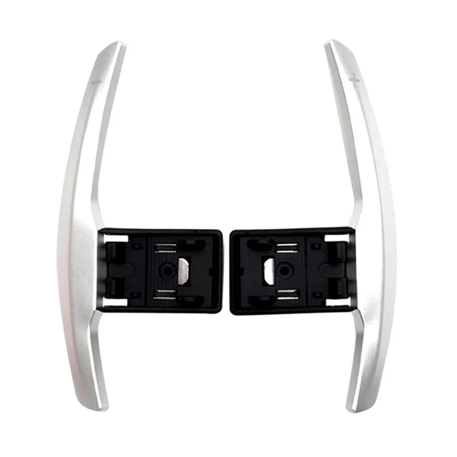 BILKAR Schaltpaddel Für Auto Kompatibel Mit 4 Serie F32 F33 F36 2014 2015 2016 2017 2018 2019 2020 Auto Paddle Extender Auto Paddle Shifter Lenkrad Shift(Silver) von BILKAR
