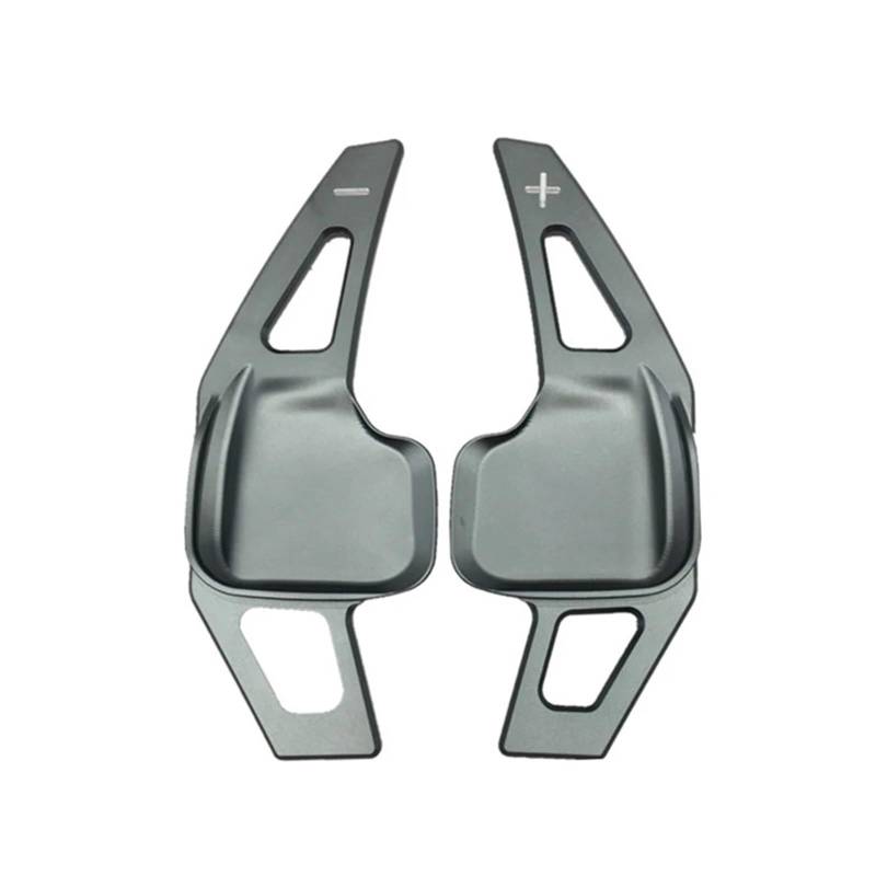 BILKAR Schaltpaddel Für Auto Kompatibel Mit 5er GT Für X4 2013 2014 2015 2016 2017, Paar Auto-Schaltwippen, Paddelverlängerung, Lenkrad-Paddelverlängerungen, Schalthebel(Gray) von BILKAR