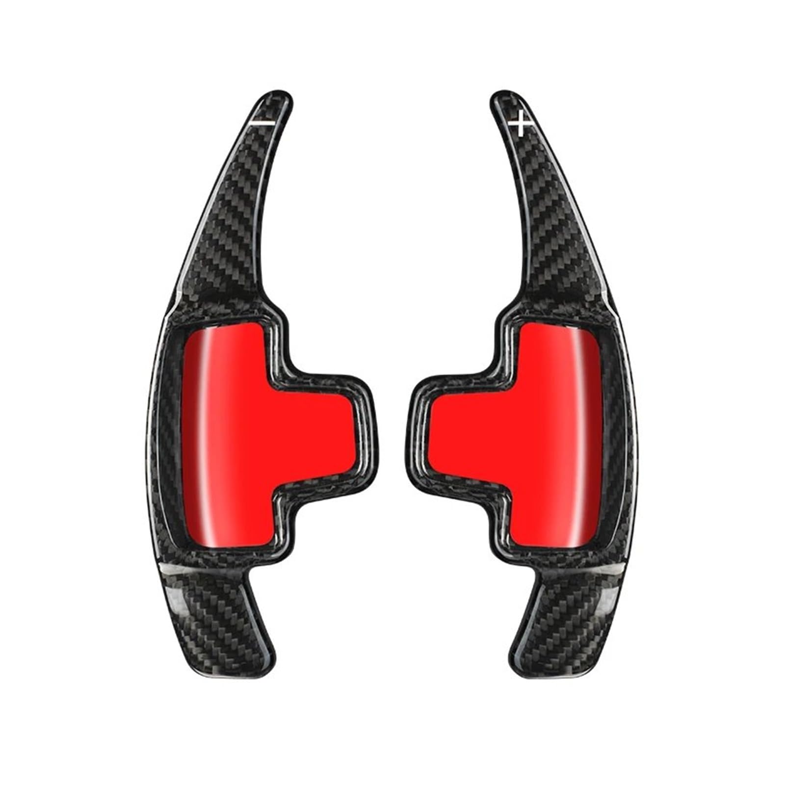 BILKAR Schaltpaddel Für Auto Kompatibel Mit Benz Für B-Klasse W246 2012 2013 2014 2015 2016 2017 Auto-Paddelverlängerung, Carbonfaser-Lenkrad-Paddelschaltung, Autozubehör(Black) von BILKAR