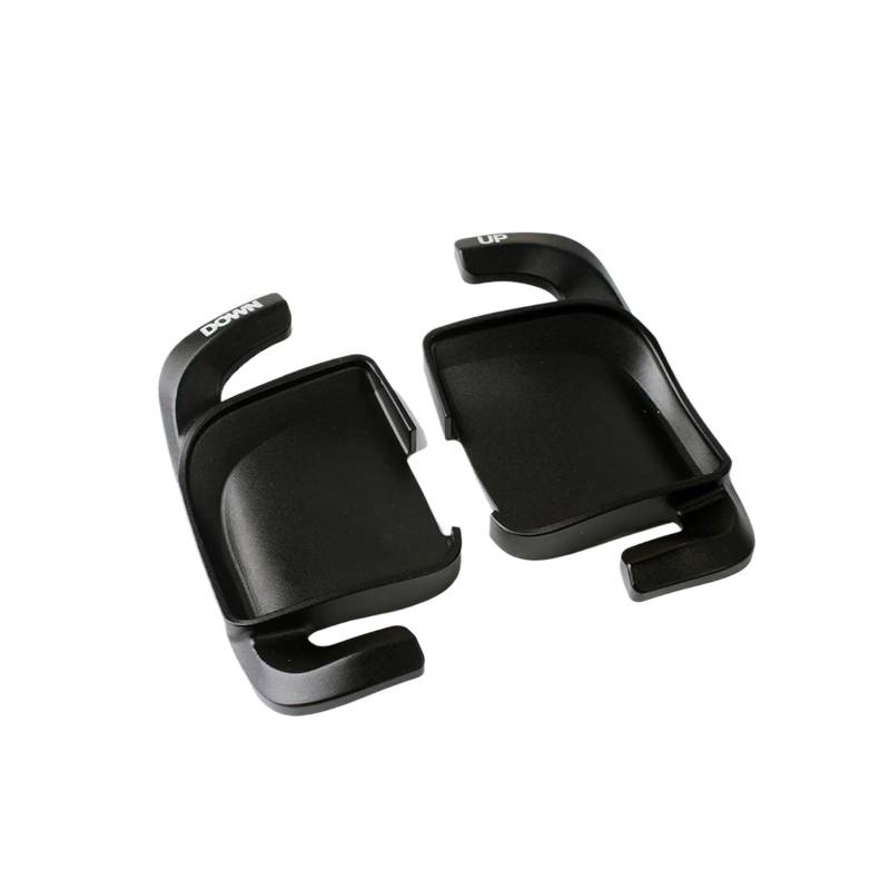 BILKAR Schaltpaddel Für Auto Kompatibel Mit Benz Für C-Klasse W206 S206 X206 Für EQS V297 2022 2023 Auto-Schaltwippen Schaltwippenabdeckung Lenkrad-Schaltwippen(Black) von BILKAR