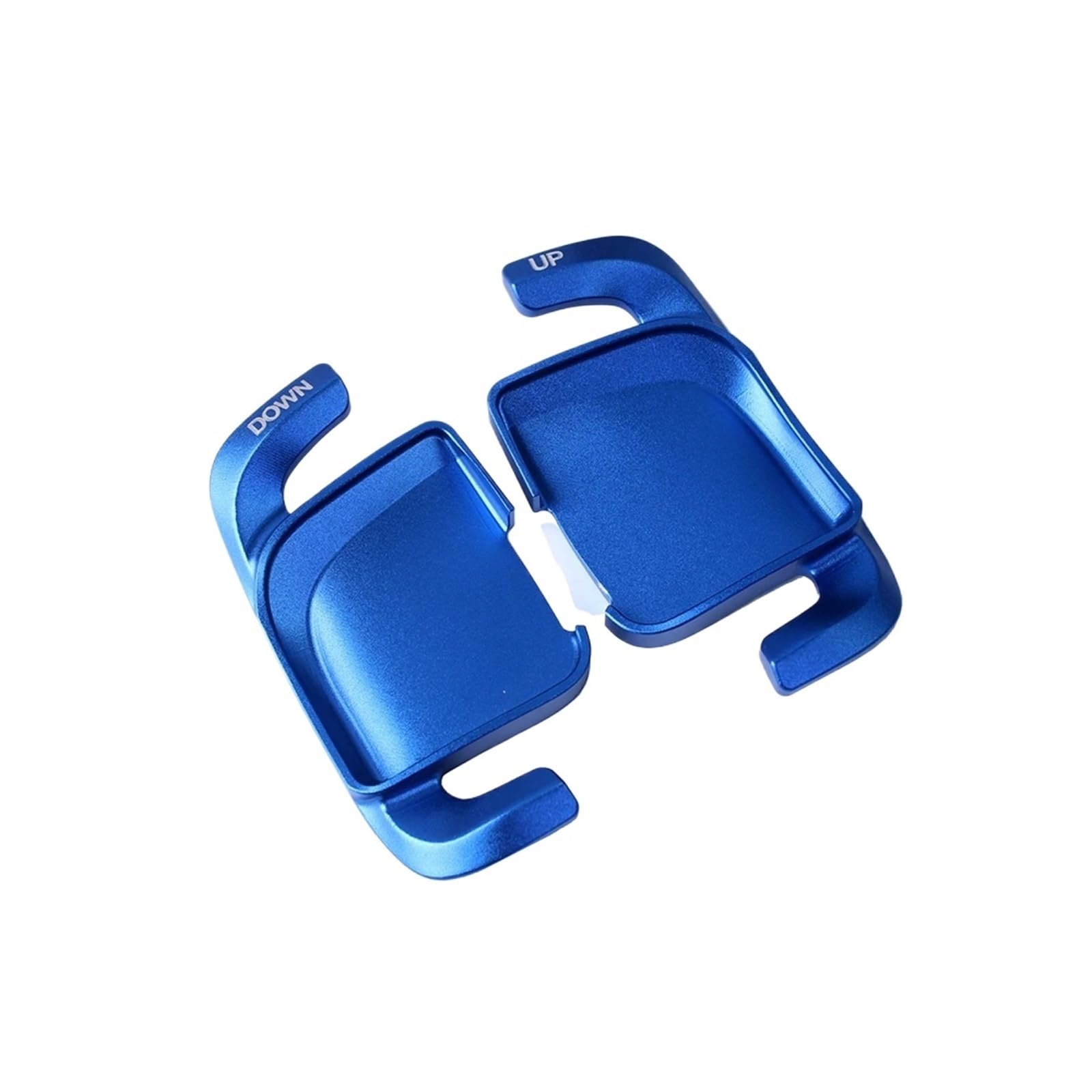BILKAR Schaltpaddel Für Auto Kompatibel Mit Benz Für C-Klasse W206 S206 X206 Für EQS V297 2022 2023 Auto-Schaltwippen Schaltwippenabdeckung Lenkrad-Schaltwippen(Blue) von BILKAR