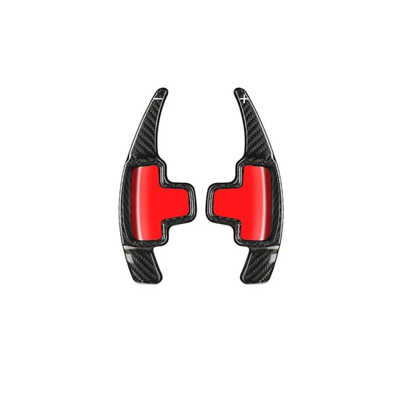BILKAR Schaltpaddel Für Auto Kompatibel Mit Benz Für ML W166 Für GLK X205 Für SLK Für CLA C117 E-Klasse W212 2014 Carbonfaser-Textur Auto-Lenkrad-Schaltwippenverlängerung(Black) von BILKAR