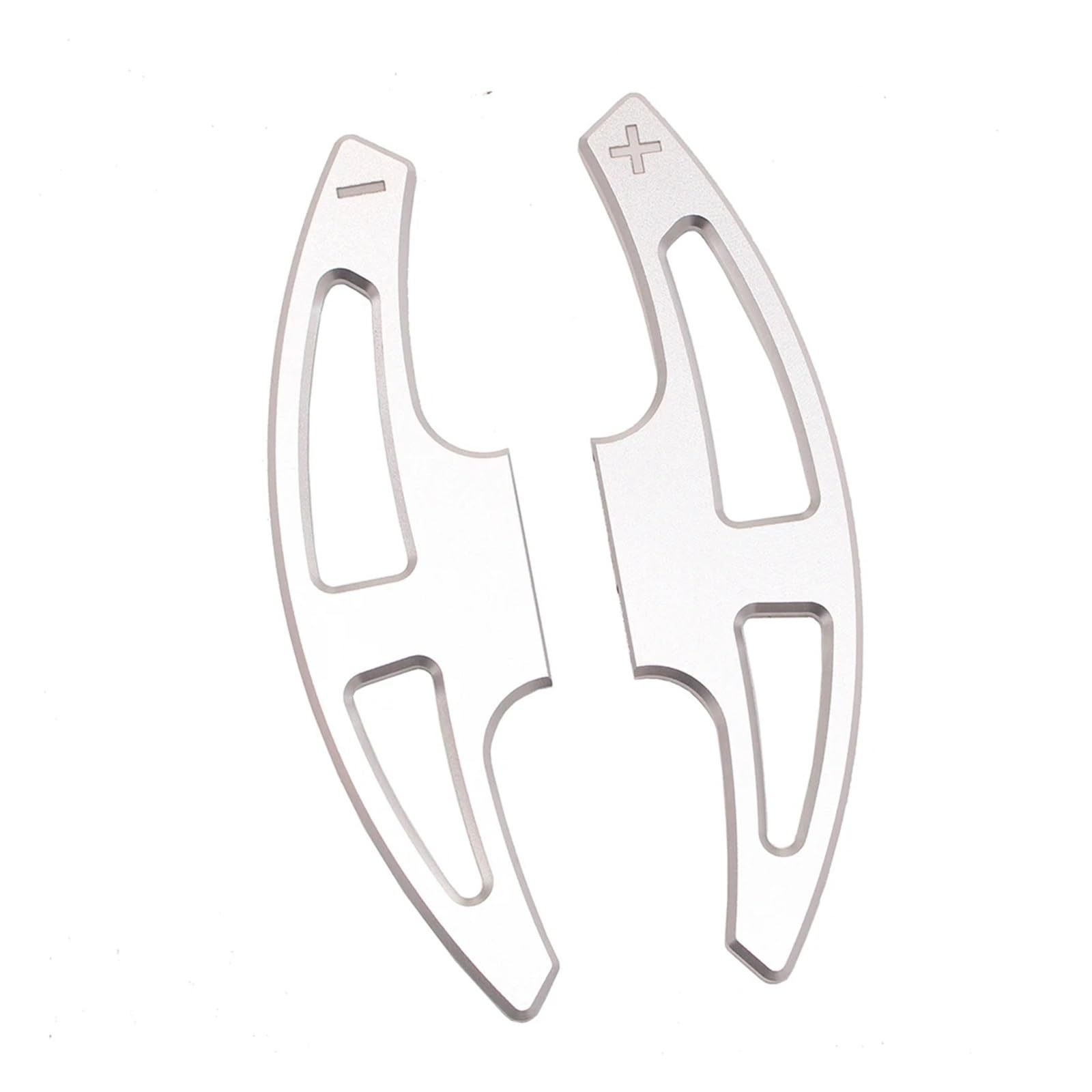 BILKAR Schaltpaddel Für Auto Kompatibel Mit E71 X6 M 2009 2010 2011 2012 2013 2014 Metalllegierung Auto-Schaltwippenabdeckung Auto-Lenkrad-Schaltwippenverlängerung(Silver) von BILKAR