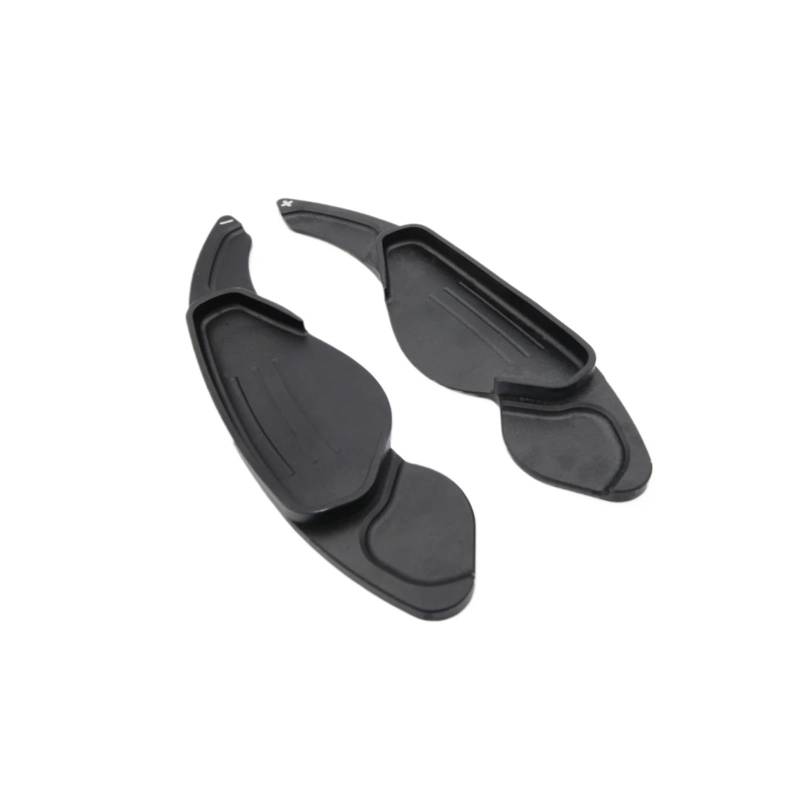 BILKAR Schaltpaddel Für Auto Kompatibel Mit Land Für Range Für Rover Für Evoque Für Discovery Sport Für Jaguar XF XE Auto-Schaltwippenabdeckung Lenkrad-Schalthebelverlängerung(Black) von BILKAR
