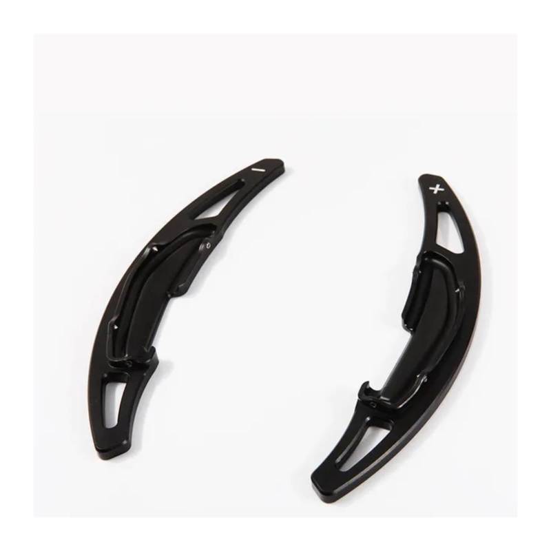 BILKAR Schaltpaddel Für Auto Kompatibel Mit M2 M3 M4 2014 2015 2016 2017 2018, 2-teilige Auto-Schaltwippen, Auto-Lenkrad, Aluminium-Schaltwippen-Verlängerung(Black) von BILKAR