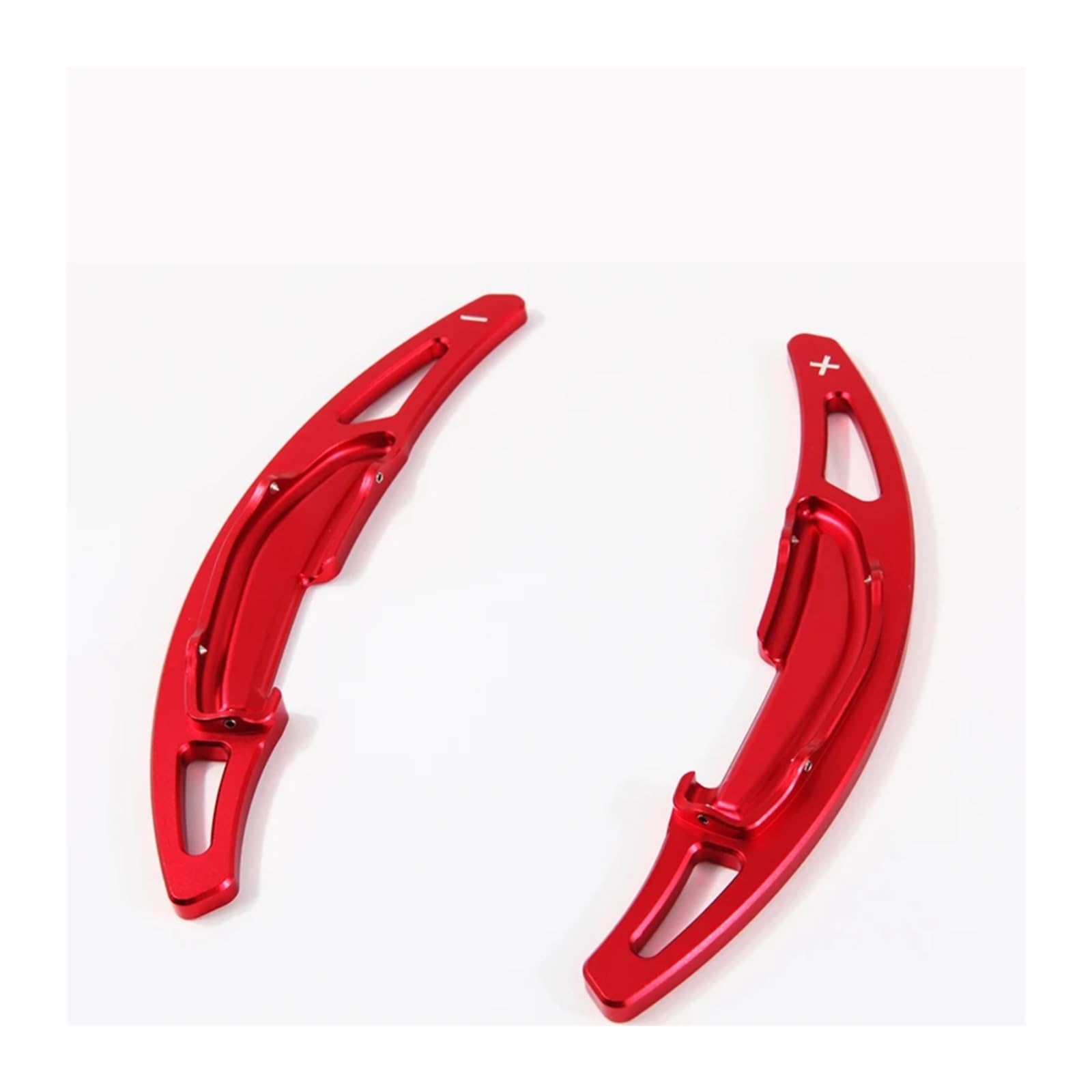 BILKAR Schaltpaddel Für Auto Kompatibel Mit M2 M3 M4 2014 2015 2016 2017 2018, 2-teilige Auto-Schaltwippen, Auto-Lenkrad, Aluminium-Schaltwippen-Verlängerung(Red) von BILKAR