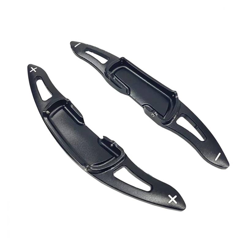 BILKAR Schaltpaddel Für Auto Kompatibel Mit Mazda Für CX-5 2016 2017 2018 2019 2020 Aluminium-Auto-Schaltwippen Auto-Lenkrad-Schaltwippen-Verlängerungsschalthebel(Black) von BILKAR