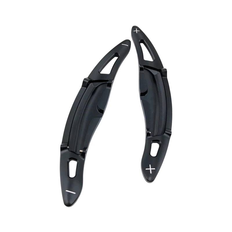 BILKAR Schaltpaddel Für Auto Kompatibel Mit Porsche Für Cayenne 2015 2016 2017 2018 2019 Auto-Schaltwippen Auto-Rad-Lenkgetriebe-Schaltwippen-Verlängerungsschalthebel(Black) von BILKAR