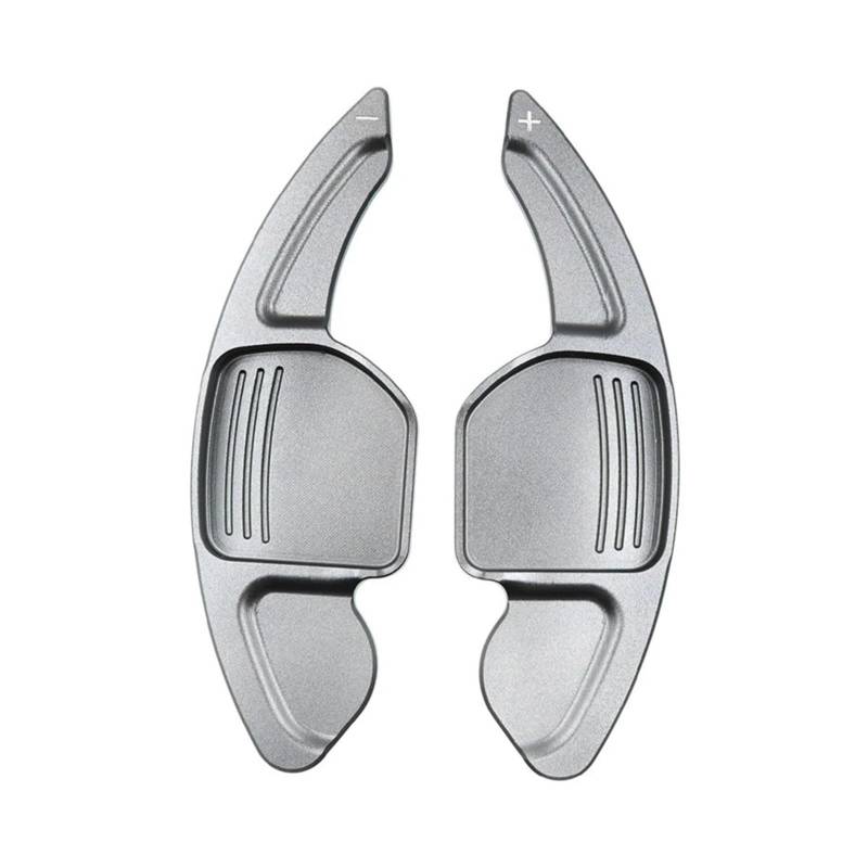 BILKAR Schaltpaddel Für Auto Kompatibel Mit Q7 2011 2012 2013 2014 2015 Für TT TTS 2011 2012 2013 2014 Auto-Schaltwippenabdeckung Auto-Lenkrad-Schaltwippen-Schalthebelverlängerung(Gray) von BILKAR
