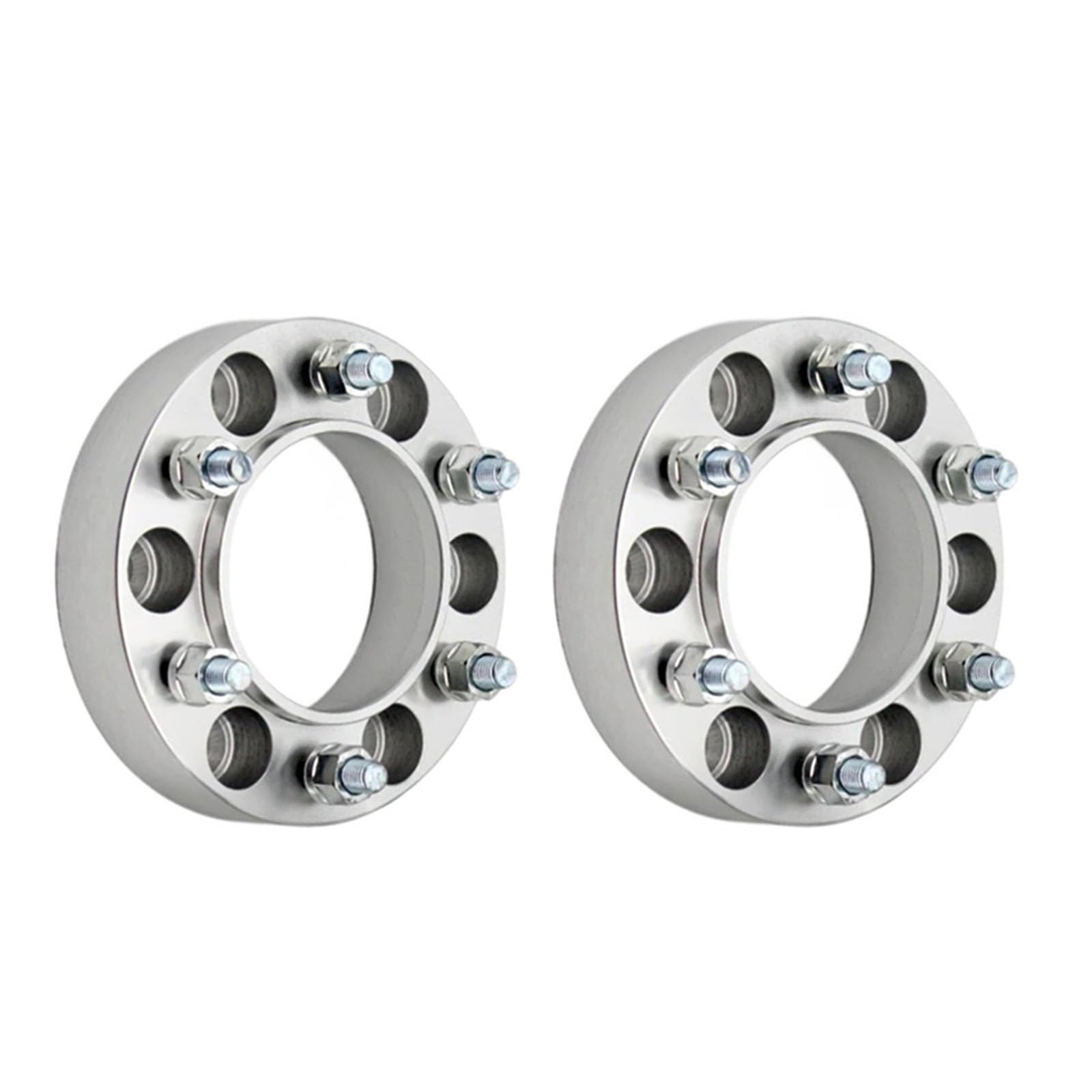 Rad Spurverbreiterungen Kompatibel Mit Nissan Für Navara D40 2004–2015 2016 2017 2018 2019 2020, 2-teiliger Spurverbreiterung-Adapter, 6 Radschrauben, Abstandshalter PCD 6 X 114,3 66,1 Mm(25mm) von BILKAR