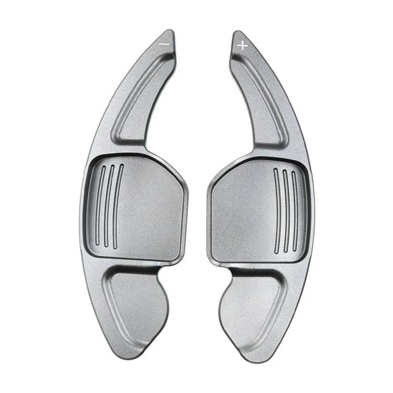 Schaltpaddel Für Auto Kompatibel Mit A3 2014 2015 2016 Für A4 B8 2013 2014 2015 Für A5 S5 2012 2013 2014 2015 2016 2-teilige Auto-Lenkrad-Schaltwippen-Schalthebelverlängerung(Gray) von BILKAR