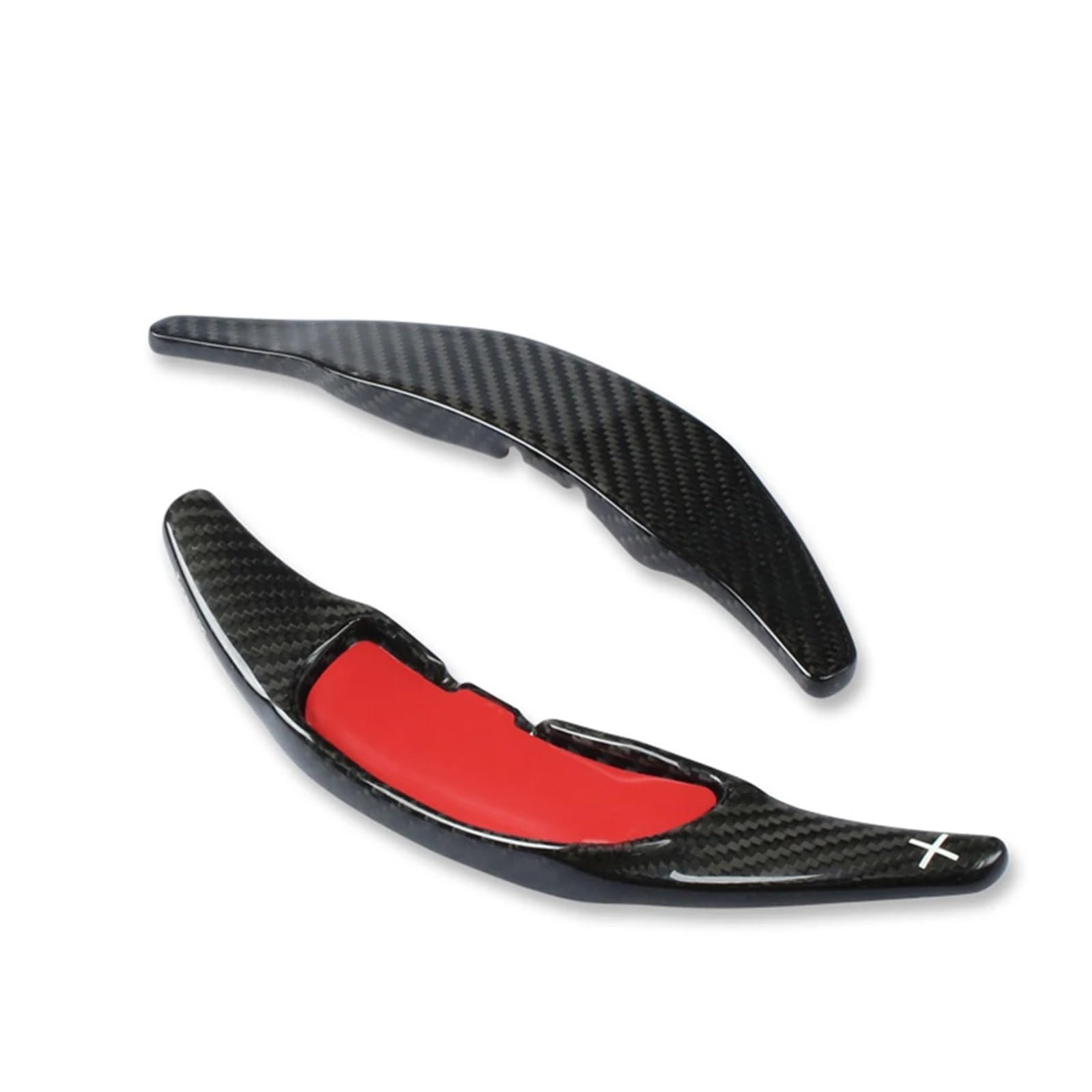 Schaltpaddel Für Auto Kompatibel Mit Benz Für AMG A45 C43 C63S E63 CLA35 GLA45 CLS63 GT53 GT63S Auto-Schaltwippenabdeckung Auto-Lenkrad-Schaltwippenverlängerung(Carbon Black) von BILKAR
