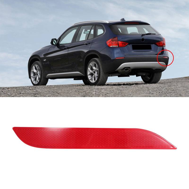 BINB ROAD Stoßstangen-Reflektor hinten rechts Beifahrerseite 63147314884 Kompatibel mit BMW X1 E84 2008-2015 von BINB ROAD
