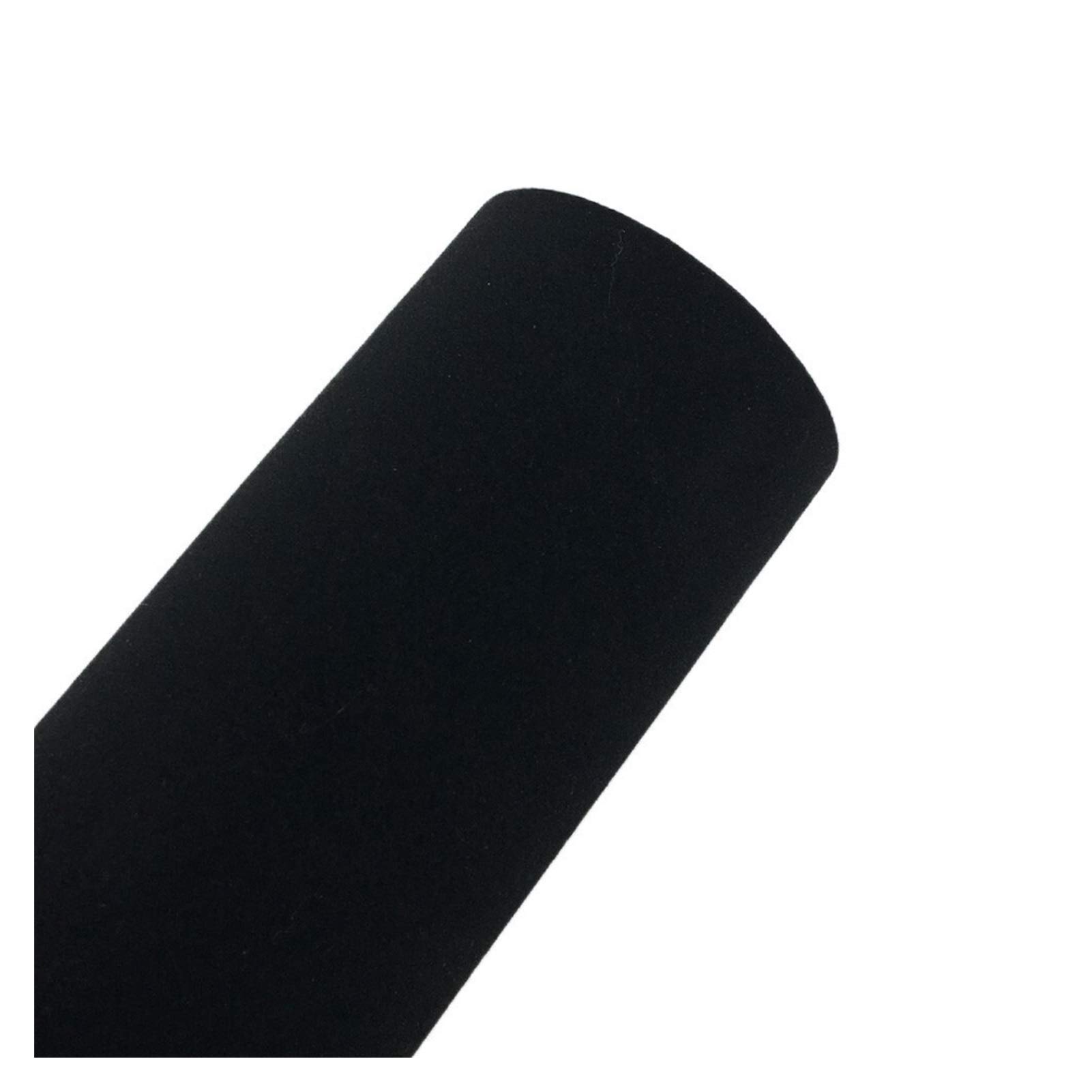 Auto Folie,Carbon Folie 30 * 152cm Suede Fabric Material Auto Verpackung Aufkleber Selbstklebefolie, verwendet for Auto Innen- / Außen Car Styling (Color Name : Black, Size : 50cmx150cm) von BINCIBH