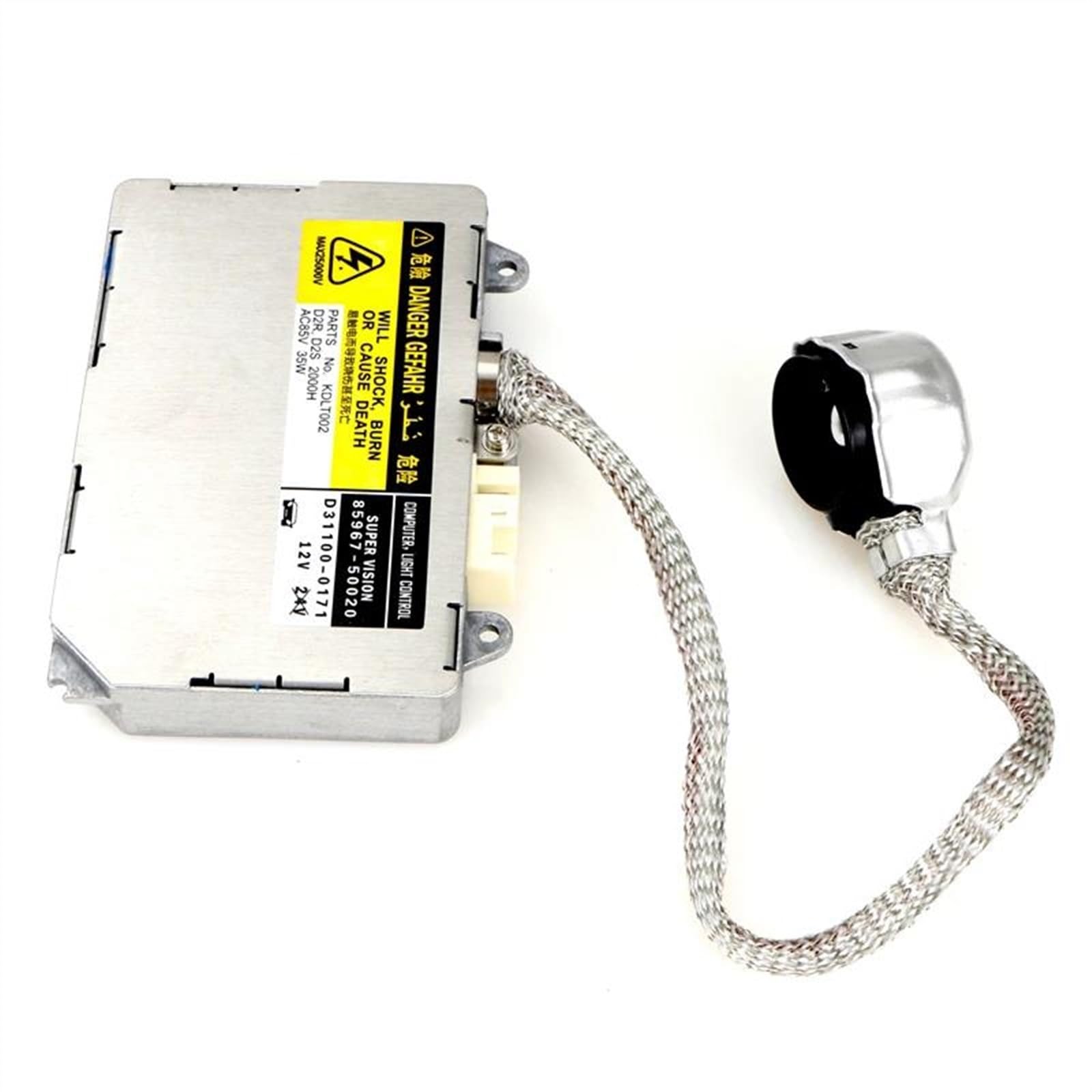 BIOLU Kompatibel Mit Lexus Für RX300 RX330 RX350 RX400H 85967-51020 DDLT002 Autoscheinwerfer-Steuermodul D2S D2R HID-Xenon-Vorschaltgerät HID Vorschaltgerät BIOLU Kompatibel Mit Lexus Für RX300 RX330 RX350 RX400H 85967-51020 DDLT002 Autoscheinwerfer-Steuermodul D2S D2R HID-Xenon-Vorschaltgerät HID Vorschaltgerät von BIOLU