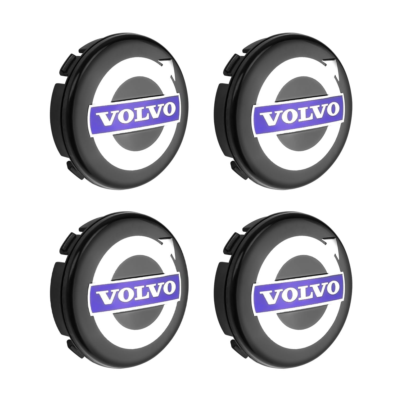 4 Stück Auto Nabendeckel für Volvo S80 2006-2011 63.8mm, Nabenkappen mit Logo Radnabenkappen Wasserdicht Staubdicht Anti Rost Felgendeckel Auto Accessoires von BIRNN