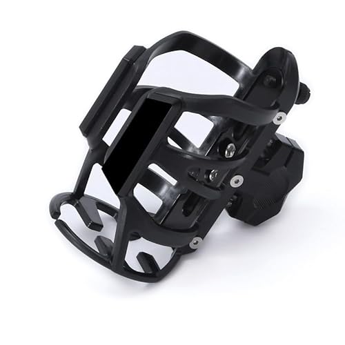 Motorrad Getränkehalter für Honda Super Cub 125 2020 2021 2022 2023 2024 2025, Motorrad Wasserbecherhalter, Motorrad-Lenker-Flaschenhalter, Tragbarer Becherhalter Getränkehalter,A Black Motorrad Getränkehalter für Honda Super Cub 125 2020 2021 2022 2023 2024 2025, Motorrad Wasserbecherhalter, Motorrad-Lenker-Flaschenhalter, Tragbarer Becherhalter Getränkehalter,A Black von BIRNN