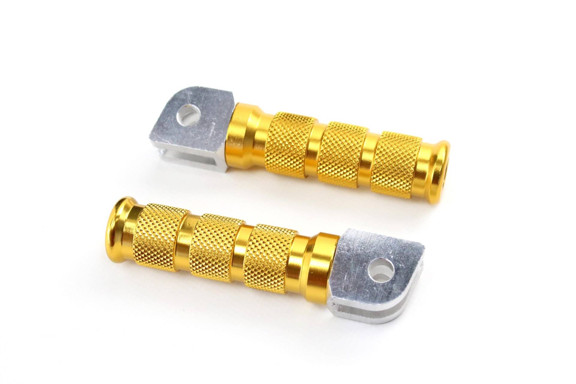 2 Tuning Alu Sozius Fußrasten Gold eloxiert für Motorrad Roller Moped 2 Tuning Alu Sozius Fußrasten Gold eloxiert für Motorrad Roller Moped von BISOMO