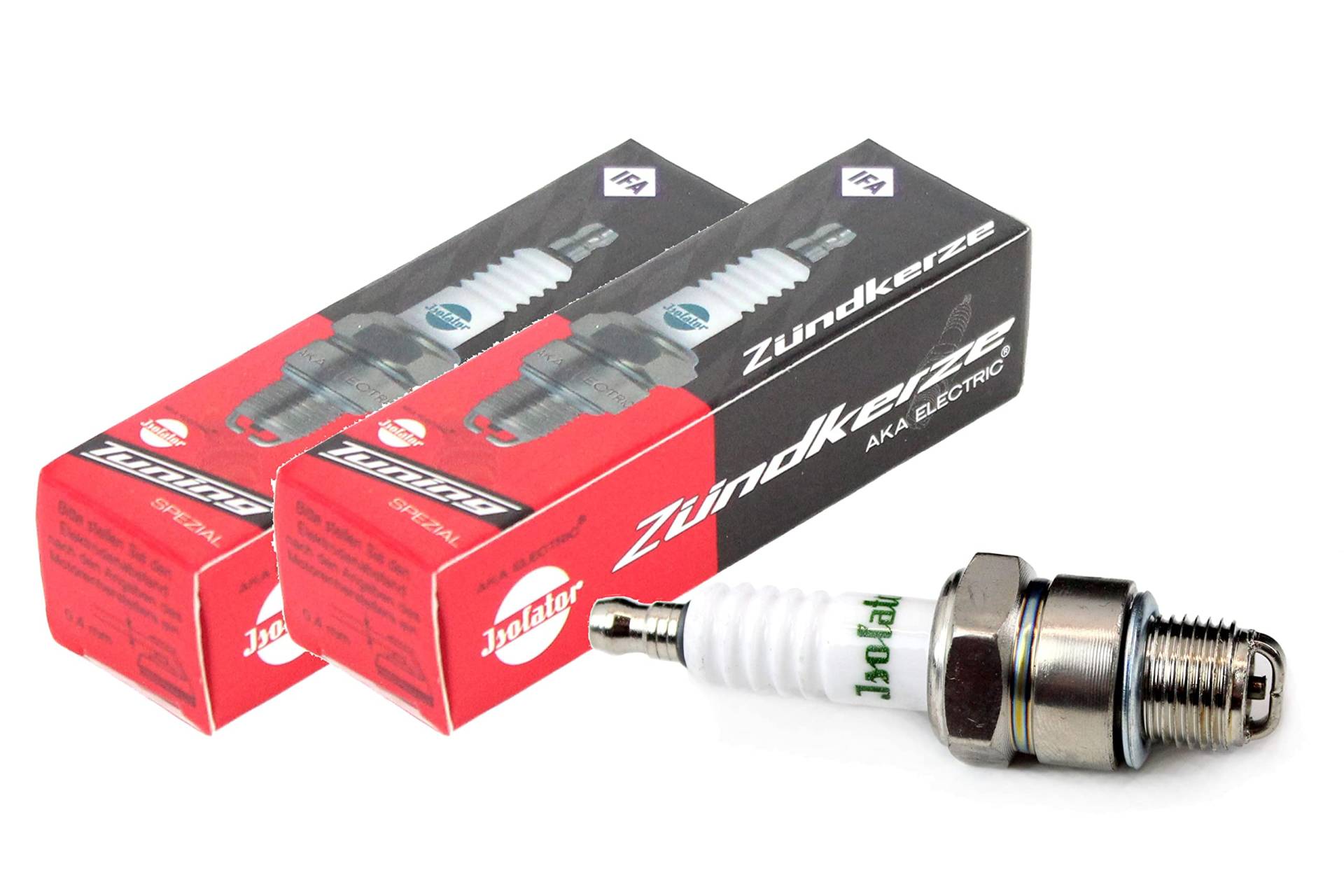 2er Set Zündkerze Isolator Spezial M14 x 260 Doppelpin für alle Simson, AWO, MZ, Schwalbe, Spatz, Star... 2er Set Zündkerze Isolator Spezial M14 x 260 Doppelpin für alle Simson, AWO, MZ, Schwalbe, Spatz, Star... von BISOMO