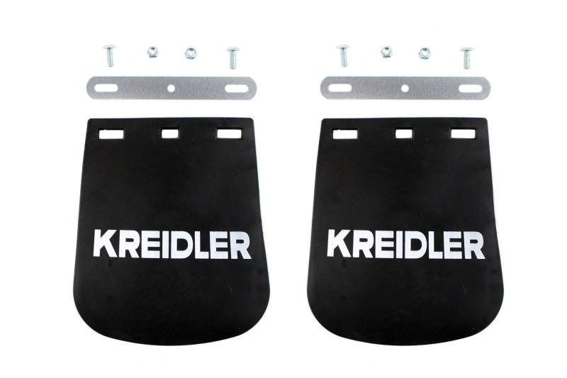 2x Kreidler Schmutzfänger Spritzschutz Gummi für Schutzblech Kotflügel inklusive Befestigungsmaterial von BISOMO