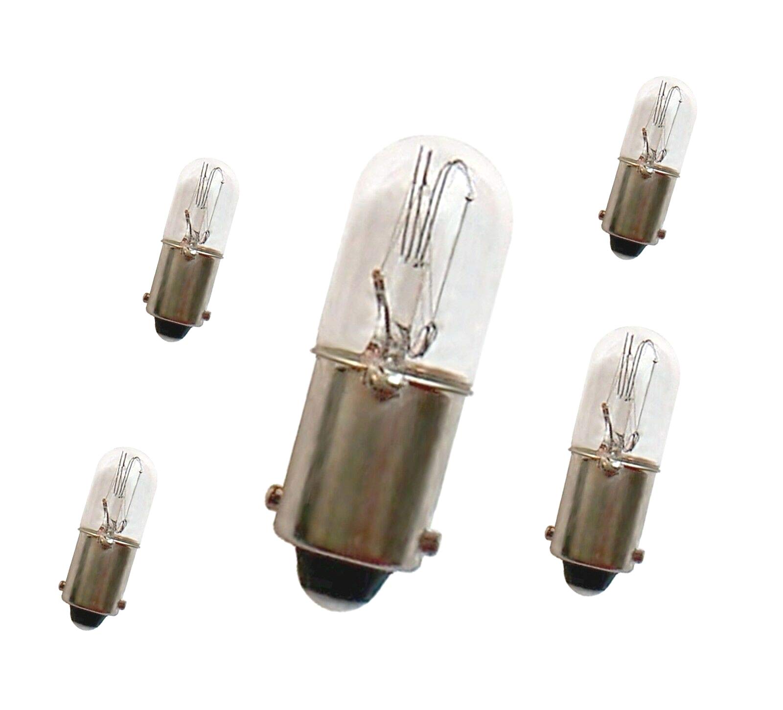 5x 12V 4W Lampe mit E-Zeichen Glühlampe Ba9s Standlicht - Simson S50 S51 SR50 SR80 von BISOMO