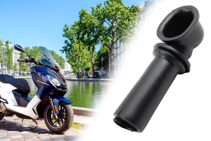 Ansaugschlauch, Luftschlauch klein für Luftfilterkasten Filtergehäuse für Minarelli Motor liegend, kompatibel mit Aprilia, kompatibel mit Yamaha, MBK von BISOMO