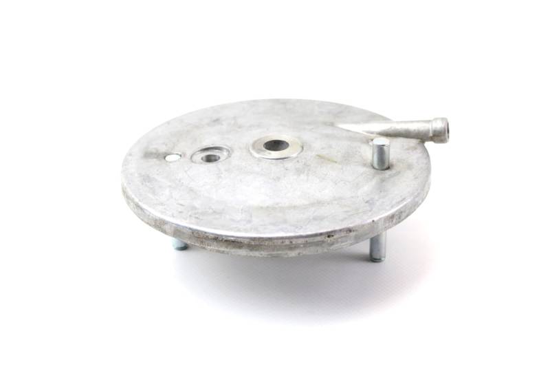 Bremsschild natur hinten mit Bohrung für Bremslichtkontakt Bremszug innen Simson Schwalbe KR KR51 KR51/1 SR4-2 von BISOMO