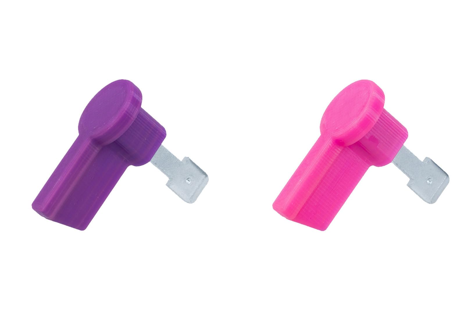 Farbiger Zündschlüssel für Simson S51, S50, S70, SR4, KR51 mit Farbwechsel, Temperaturwechsel Orange-Gelb, Lila-Pink, Grün-Gelb, Glow (Lila - Pink) von BISOMO