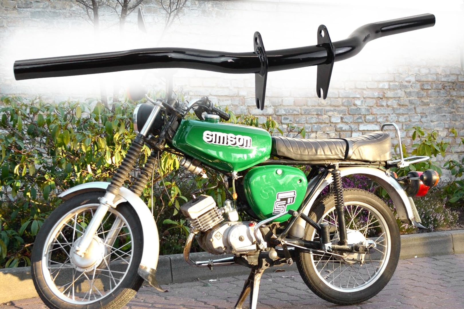 Fußrastenträger Enduro Version für Simson S50E S51E S70E S53E S83E TS050, rechts 3cm verlängert, Träger Fußrasten schwarz grundiert Fußrastenträger Enduro Version für Simson S50E S51E S70E S53E S83E TS050, rechts 3cm verlängert, Träger Fußrasten schwarz grundiert von BISOMO