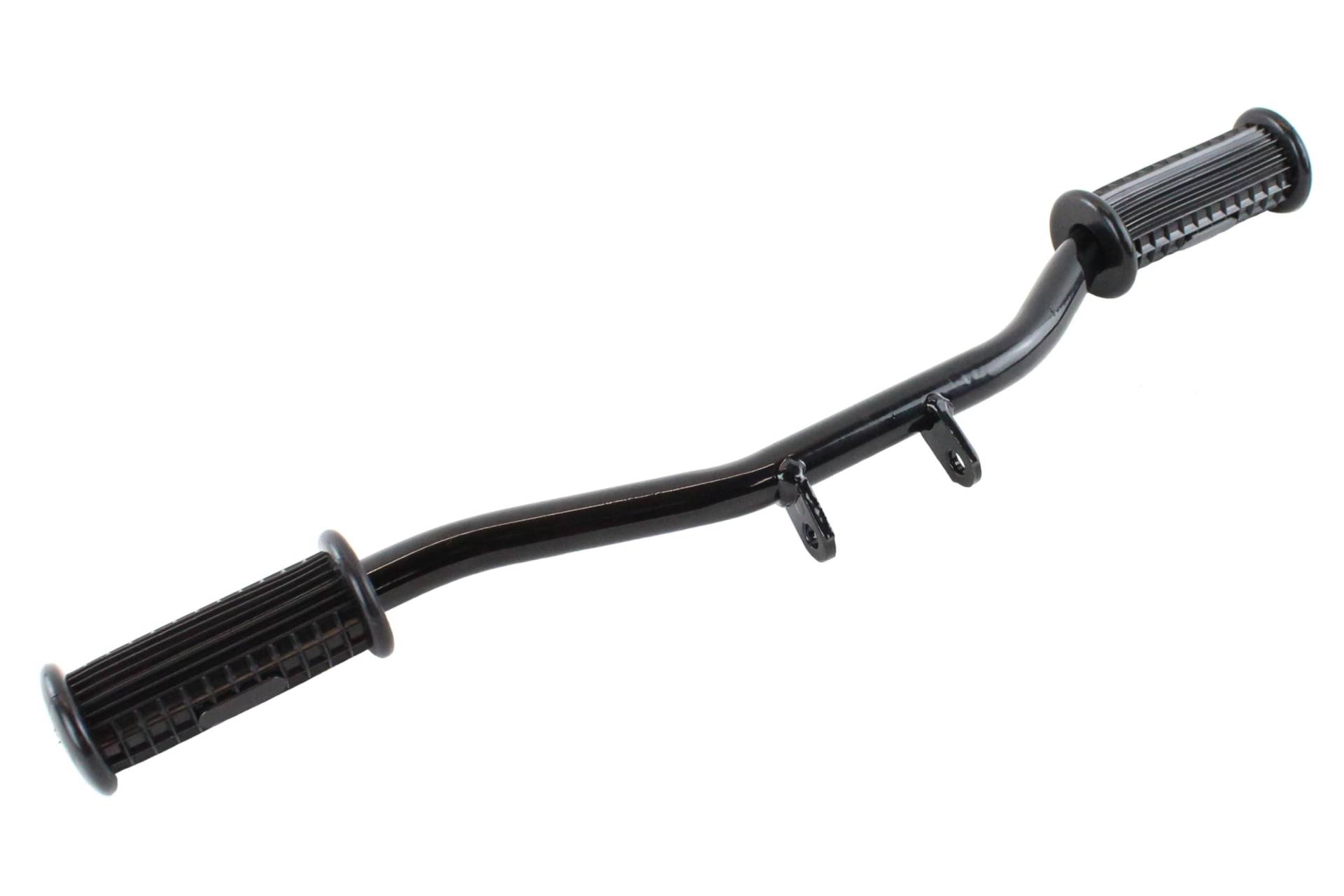 Fußstütze, Fußraste inklusive Gummis, Schwarz, Breite ca. 495mm für die Zündapp Modelle 1971-1983, Moped, Mofa Fußstütze, Fußraste inklusive Gummis, Schwarz, Breite ca. 495mm für die Zündapp Modelle 1971-1983, Moped, Mofa von BISOMO