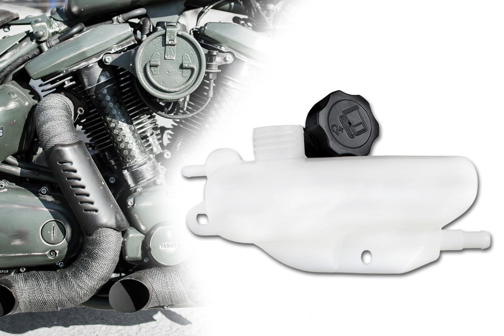 Kühlwasserbehälter kompatibel mit Yamaha Aerox MBK Nitro, Ausgleichsbehälter Motorkühlung, Wassertank mit Verschlussdeckel, Roller mit Wasserkühlung Kühlwasserbehälter kompatibel mit Yamaha Aerox MBK Nitro, Ausgleichsbehälter Motorkühlung, Wassertank mit Verschlussdeckel, Roller mit Wasserkühlung von BISOMO