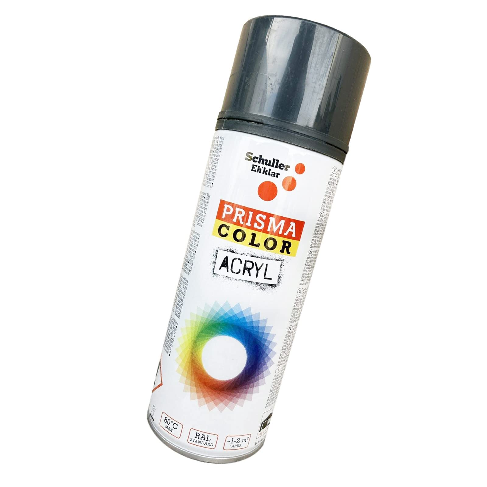 Lackspray Acryl Sprühlack Prisma Color RAL, Farbwahl, glänzend, matt, 400ml, Schuller Lackspray:Graphitgrau RAL 7024 Lackspray Acryl Sprühlack Prisma Color RAL, Farbwahl, glänzend, matt, 400ml, Schuller Lackspray:Graphitgrau RAL 7024 von BISOMO