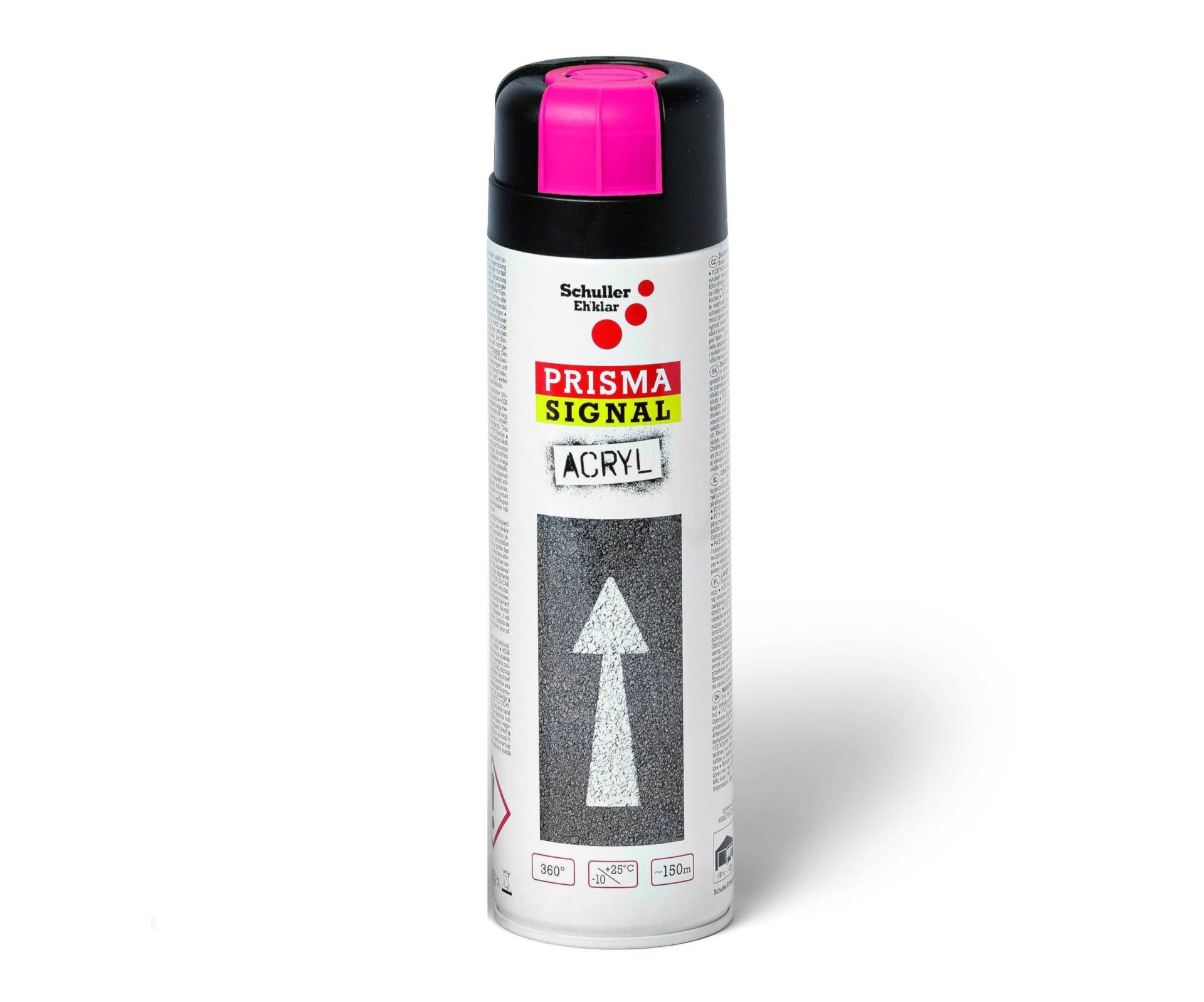 Lackspray Acryl Sprühlack Prisma Signal Markierspray pink, 500ml + Bisomo Sticker Lackspray Acryl Sprühlack Prisma Signal Markierspray pink, 500ml + Bisomo Sticker von BISOMO